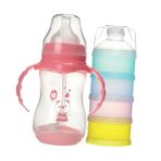 Toyvian 2 Süt Tozu Kutusu Süt Dağıtıcı Bebek Maması Tozu Biberon Bebek Süt Şişesi Süt Tozu Dağıtıcısı Çocuk Süt Şişesi Yenidoğan Süt Şişesi Formül Dağıtıcı Konteyner Ani Seyahat