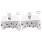 Toyvian 2 Takım Kedi Doğum Günü Partisi Kağıdı Kedi Parti Malzemeleri Çay Partisi Malzemeleri Kedi Doğum Günü Partisi Malzemeleri Balon Süsleme Kedi Masa Örtüsü Kağıt Ayarlamak Yavru Kedi