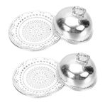 Toyvian 2 Takım Küçük Euro Tepsi Çocuk Mobilyası Küçük Ev Mobilyaları Yılbaşı Mini Tatlı Tepsileri Minyatür Bebek Evi Dekoru Oyuncak Ev Yemek Tabağı Alaşım Oyuncak Bebek Evi Aksesuarlar