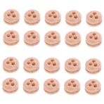 Toyvian 20 Adet oyuncak makaralar çocuklar mini oyuncaklar modeli kasnaklar kitler yedek gemi kasnakları bitmemiş ahşap kasnaklar oyuncak gemi kasnakları Ahşap oyuncak Odun