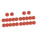 Toyvian 24 Adet Mini Basketbol Eğitici Oyuncak Pratik Basketbol Topları Oyuncak Atlama Topu Pvc Oyuncak Yaratıcı Basketbol Oyuncak Elastik Zıplama Topu Plastik Çocuk