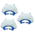 Toyvian 3 Adet Bebek Duş Şapkası Saç Yıkama Bonesi Erkek Ve Kız Çocukları İçin Yumuşak Bebek Saç Yıkama Koruyucusu