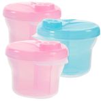 Toyvian 3 Adet süt tozu kutusu pudra konteyner toz kabı bebek maması kabı bebek tozu formül saklama kabı taşınabilir formül tutucu taşınabilir süt tozu kabı seyahat süt kabı formül kapları