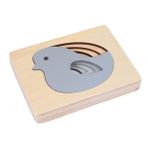 Toyvian 3 Boyutlu Yapboz Ahşap Çok Katmanlı Bulmacalar Küçük Çocuklar Için Bulmacalar Ahşap Oyuncaklar Beyin Oyuncak Bulmaca Oyuncak Hayvan Yürümeye Başlayan Çocuk Bambu Panel