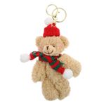 Toyvian 3 Parça Anahtarlık Hayvan Parti Çantası Dolgu Maddeleri Yenilik Kolye Kadın Çantası Cüzdan Araba Dekorasyon Mini Bebek Yılbaşı Dekoru Çocuk Çantası Peluş Kız Aşıklar