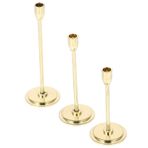 Toyvian 3 Parça simüle edilmiş mini mumluk bebek evi yemek dekorasyonu oyuncaklar modeller küçük mumluk mini ev dekorasyonu oyuncak bebek evi Aksesuarlar çalı süslemeler Metal