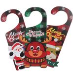 Toyvian 3 Parça Vintage Rustik Düğün Dekorasyonu Rustik Hoş Geldiniz Ahşap Işareti Yılbaşı Işareti Noel Ön Işareti Çiftlik Evi Asılı Plaket Ahşap Kolu Askıları Süs Eşyaları Odun Kapıda