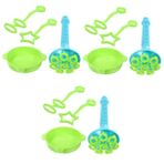 Toyvian 3 Takım kabarcık oyuncak Kabarcık Değnek Tepsili Kabarcık Yapıcı dev kabarcık değnek çocuk oyuncakları yaz oyuncakları kız oyuncakları kabarcık makinesi üflemek kabarcık araçları