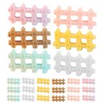 Toyvian 30 Minyatür Çit Reçine Mini Çit Peri Bahçe Çiti Peyzaj Çit Minik Saksı Çit DIY Evi Aksesuarları Mini Evi Dekorasyonu Bonsai