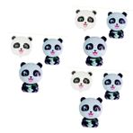 Toyvian 3set Alüminyum Film Balon Seti Panda Karikatür Tema Düğün Nişan Doğum Günü Dekoru 3 Adet*3