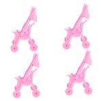 Toyvian 4 Adet Bb Araba Aksesuarları Market Arabası Oyuncak Mini Süpermarket Arabası Oyun Oynamış Gibi Yap Rol Oynamak Bakkal Eğitici Oyuncak Süs Eşyaları Bebek Kostüm Oyunu Karın Kası