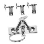 Toyvian 4 Adet Deniz Donanımı Aksesuarları Yat aksesuarları Bu anahtar kelimeler Kolay kurulum Marine aksesuar deniz çapa braketi tekne koltuğu kanca klipsi Paslanmaz çelik Silver
