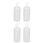 Toyvian 4 Adet Seyahat Şampuanı El Sabunu Dağıtıcısı Seyahat Malzemeleri Sabunluk Su Sebili Pompa Şişeleri Sıvı Dağıtıcı Küçük Şişe Pompa Şişesi Beyaz El Yıkama Sıvısı