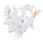 Toyvian 4 Takım Diy Malzeme Kiti 3d Montaj Oyuncaklar Çin Gölge Oyunu Bebek Eğitici Oyuncaklar Çin Geleneksel Oyuncak Diy Gölge Kuklası Kiti Kağıt Parti Malzemeleri Manuel Çocuk