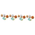 Toyvian 4 Takım Dollhouse Mutfak Terazisi Mini Yumurta Sepeti Modeli Minyatür Mutfak Eşyaları Diy Bebek Evi Kiti Çocuklar Için Fırın Oyuncakları Çocuklar Için Mutfak Oyuncakları Plastik