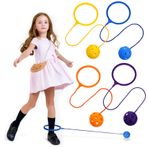Toyvian 4 Zıplayan Bilek Halkası Hazne Oyuncak Halat Bileği Atlama Topları Zıplama Bacakla Topa Vurma Sallanan Atlamak Spor Oyuncakları Spor Dalları Atlama Ipi Çocuk Plastik