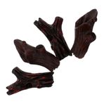 Toyvian 4pcs Mikro Peyzaj Dekorasyonları Minyatür Sahne Yütük Terrarium DIY Zanaat Için Kütükler Bonsai Peyzajı Için Gerçekçi Ağaç Kütük Süslemeler