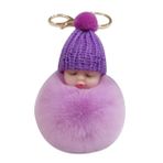 Toyvian 5 Adet Peluş Bebek Anahtarlık Gidiş Anahtarlık Tüylü Anahtarlık Puf Tılsımı Çanta Takılar Ponpon Kürk Anahtarlık Elveda Anahtarlık Çanta Kolye Bulanık Anahtarlık Sedefli Nane