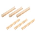 Toyvian 6 Adet Domino Standı Devre Kartı Tepsiler Sahipler Domino Taşı Sahibi Organizatör Mahjong Rafı Dinamo Mahjong Standları Katlanabilir Durmak Küçük Raf Kiremit Tutucu Duruyor Odun