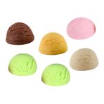Toyvian 6 Adet Dondurma topu modeli yapay gerçekçi dondurma sahte tatlılar kahve barı dekoru modeller dondurma topları vitrin pervanesi vitrin sahne yemek oyunu dondurma kaşığı Gıda pvc