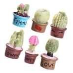 Toyvian 6 Adet Mikro Peyzaj Saksı Bitkileri Sahte Etli Minik Bonsai Modeli Masa Üstü Saksı Bitkileri Yapay Çiçek Heykelcik Yapay Saksı Modeller Ofis Reçine Etli Bitkiler 3 Boyutlu
