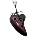 Toyvian 6 Delikli Ocarina Kolye Seramik Enstrüman Çocuklar Yetişkinler Ve Üflemeli Müzik Tutkunları İçin