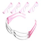 Toyvian 6pcs Kids Güvenlik Goggles Kazanmaya Dayanıklı Çocuk Koruyucu Gözlük Lensli Laboratuvar Deneyleri Için Darbe Dayanıklı Koruyucu Camlar Su Oyunu