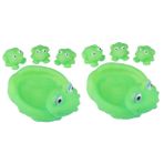 Toyvian 8 Banyo Oyuncakları Okul Öncesi Banyo Küvet Duş Oyuncak Yüzen Bebek Banyosu Oyuncağı Banyo Zamanı Kurbağa Oyuncak Süslemeler Cadılar Bayramı Yürümeye Başlayan Çocuk Vinil