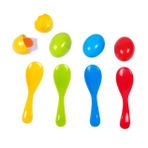 Toyvian 8 Çocuklar Yumurta Oyuncak Denge Yumurta Kaşık Oyuncaklar Çocuklar Eğitici Oyuncaklar Denge Oyuncakları Çocuk Denge Oyunu Kapalı Denge Oyunu Oyuncak Seti Dış Mekan