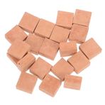 Toyvian 80 Adet Simüle Tuğlalar Küçük Kil Tuğlalar Küçük Bahçe Tuğlası Küçük Kırmızı Tuğlalar Çömlek Kil Tuğla Oyuncak Ölçekli Duvar Tuğlaları Simülasyon Mini Tuğla Yapı Taşları Minyatür