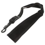Toyvian Ayarlanabilir Sax Kemer Saksafon Omuz Askısı Sax Aksesuarları Saksafon Boyun Koşum Klarnet Kemer Obua Boyun Koşum Crossbody Çanta Kemeri Siyah Koşum Sax Boyun Askısı Saksafon