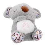 Toyvian Bebek Müzikal Bebek Parlayan Hayvanlar Yatıştırıcı Hayvanlar Bebek Kaşığı Yavru Hayvanlar Çıkartmalar Uyuyan Hayvanlar Kurabiye Mantısı Tatlı Hayvanlar Alarm Peluş Grey