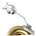 Toyvian Çarşaf Trompet Trombon Marş Lyre yürüyen müzik kelepçe tutucusu muslukları çalan elektronik borazan bando trombon liri trompet müzik klibi vana kitap kelepçesi zil klarnet Silver