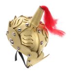 Toyvian Çin Genel Antik Şövalye Asker Kostüm Savaşçıları Kostüm Şapka Ayarlanabilir Çene Kayışı Ile Cadılar Bayramı Cosplay Prop