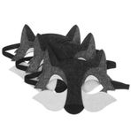 Toyvian Çocuklar Için 3 Kurt Maskeleri Hayvan Maskeleri Maskeleri Cadılar Bayramı Maskeleri Hayvan Maskeli Balo Cosplay Parti Için Giyinmek