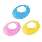 Toyvian Çocuklar Için Duş Boneleri 6 Adet Bebek Şampuanı Kalkanı Bebek Banyo Kap Pratik Bebek Duş Başlığı Saç Kalkanı Yıkamak Doğrudan Vizör Kapakları Elastik Çocuk Güneş Siperliği