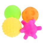 Toyvian Çocuklar İçin Duyusal Egzersiz 4 Parça Esnek Duyusal Yumuşak Bebek Oyuncakları Bebek Oyuncakları Yürümeye Başlayan Çocuklar İçin Duyusal Oyuncaklar