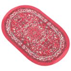 Toyvian Evi Minyatür Retro Mat Çiçek Vintage Evi Mini Türk Mini Vintage Kilim Evi Battaniye Mobilya Mavi