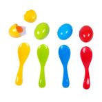Toyvian Gelişimsel Oyuncaklar 8 Açık Hava Oyun Seti Açık Denge Oyuncak Koşu Denge Yumurta Çalışan Denge Oyuncak Eğitici Oyuncak Yumurta Oyuncaklar Kaşık Çocuk Dış Mekan