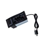 Toyvian Gitar ekolayzır gitar amfisi gitar amplifikatör gitar eşitleyici ton kontrolü gitar ön amplifikatörü müzik aletleri mandolin tuner piezo gitar pikap gitar aksesuarı plastik Black