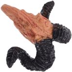 Toyvian hayvan kafatası dekorasyonu antilop kafatası duvar heykeli şeytan canavar maskesi mini hayvan kafatası süsü iskelet Aksesuarlar heykelciği süslemeler oyuncak bebek evi plastik