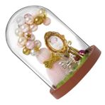 Toyvian Kabin Modeli Diy Oyuncak Ev Minyatür Cam Kubbe Merkezinde Cam Fanus Göster Cloche Ekran Kubbesi Şeffaf Cam Kubbe Cloche Küçük Takım Diy Ev Kiti Plastik Vitrin Çocuk Noel Ağacı