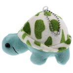 Toyvian kaplumbağa kolye hayvan peluş oyuncaklar peluş okyanus hayvanları çanta süsü noel hediyesi doldurulmuş kaplumbağa süslüyor kaplumbağa anahtarlık çekicilik kısa peluş Light Green