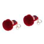 Toyvian Kolye 2 Adet Kabarık Peluş Anahtarlık Kadınlar Için Araba Anahtarlık Kadınlar Için Anahtarlıklar Ponpon Bebek Anahtarlık Anahtar Zincirleri Kadın Hediye Peluş Cazibe Özlemek