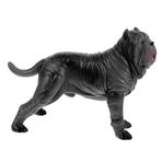 Toyvian Köpek Koleksiyonu Figürleri Ev Dekoru Köpek Heykelciği Masaüstü Köpekler Süs Reçine Bulldog Heykelcik Köpek Bahçesi Sanatı Buldok Heykel Köpek Oyuncakları Mini Plastik Çim Çocuk