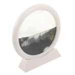 Toyvian kum saati süsleri ev dekorasyon home decor kum boyama dekoratif objeler kum sanatı hareketli kum sanat kiti renkli 3 boyutlu kum manzaraları kum saati manzarası karın kası Black