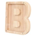 Toyvian Kumbara Madeni Para Bankası Kulp Kapsül Kayıt Olmak Görüntülemek Dijital Kapak Temizlemek Çerçeve Para Sayma Makinesi Karikatür Büyük Çukur Sakız Küçük Uç Peşin Sahte Mektup Ahşap