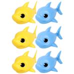 Toyvian Küvet Oyuncaklar Komik Oyuncak 6 Adet Banyo Oyuncakları Küvet Oyuncakları Yüzen Banyo Oyuncak Su Balığı Bebek Yıkanmak Eğlenceli Oyuncaklar Balık Kurmalı Oyuncaklar