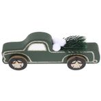 Toyvian Metal Kamyon Ekici Yılbaşı Araba Dekorasyonu Kamyon Araba Modeli Yılbaşı Masa Dekorasyonu Yaratıcı Yılbaşı Süsü Yılbaşı Masasının Merkezinde Noel Kamyonu Ahşap Masaüstü ıvır Zıvır