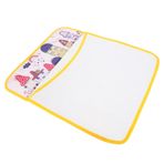 Toyvian oyuncak saklama çantası banyo saklama çantası oyuncak ağı karikatür organizatör küvet için küvet tepsileri Çeşme şişme küvet asılı çanta bebek banyosu organizatörü polyester Yellow